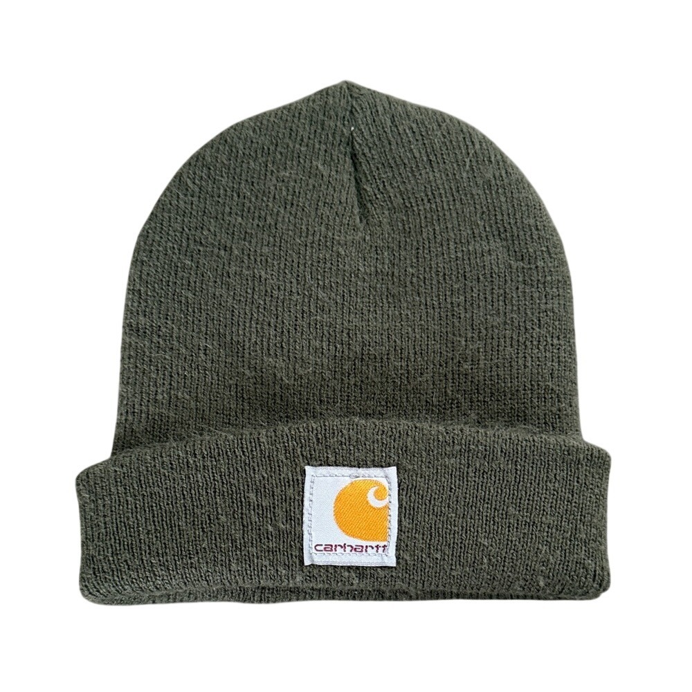 Carhartt‎ Toddler Beanie Cuffed Watch Hat Green Knit Kids One Size
